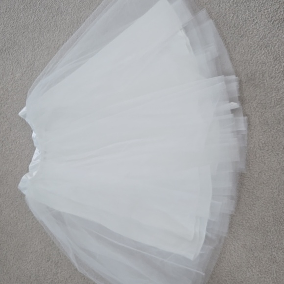 NWOT Space 46 White Tulle Skirt - Picture 1 of 6